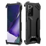 R-JUST ShockProof Metal Aluminum Back Case Cover For Samsung S20 Note20 Ultra S8 S9 S10