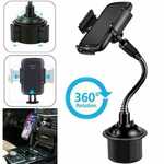 Cup Phone Holder for Car Universal Adjustable Portable Cup Holder Car Mount for iPhone 12, Samsung