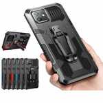 For iPhone 12 Mini 11 Pro Max Shockproof Case with Kickstand Belt Clip Cover
