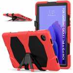 For Samsung 10.4 Tablet Case T500/505/507 Military Cover Screen Protector - Red