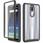 For Coolpad Legacy Case Full-Body Clear Back Shockproof Cover With Screen Protector