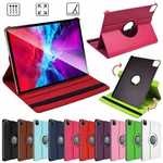For iPad Pro 11 Case 2021 360° Rotating Leather Flip Cover Smart Stand