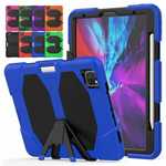 For iPad Pro 11 Case 2021 Heavy Duty Stand Shockproof Cover with Screen Protector