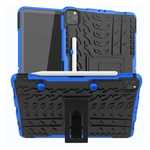 For iPad Pro 11 Case 2021 Shockproof Hybrid Rugged PC Stand Cover - Blue