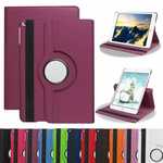 For iPad Air 5 Case Leather 360 Rotating Stand Folio Cover