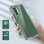 For Samsung Galaxy Z Fold 3 5G Shockproof Transparent Hard PC Slim Case Cover