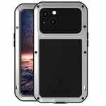 For iPhone 13 Aluminum Shockproof Waterproof Gorilla Case Cover - Silver
