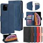 For iPhone 14 13 12 11 Pro Max Case Leather Magnetic Wallet Phone Cover