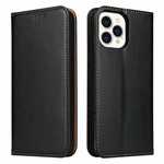 Luxury PU Leather Magnetic Flip Wallet Card Case For iPhone 13 Pro Max Mini - Black