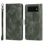 For Google Pixel 6/6 Pro Case Retro Flip Wallet Leather Card Slot Cover Green