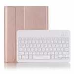 For iPad mini 6 Gen 8.3in Bluetooth Keyboard Leather Case Cover Rose Gold
