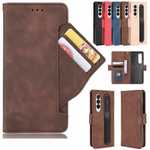 Case For Samsung Ggalaxy Z Fold 3 Leather Flip Stand Cover With Pen Holder