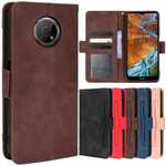 For Nokia G300 5G Case Magnetic Leather Wallet Card Holder With Stand