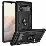 For Google Pixel 6 Pro Case Military Grade Ring Stand Armor Phone Cover