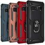 Hybrid Shockproof Protective Phone Case Cover with Ring Grip Stand Holder For Samsung Galaxy Note 8