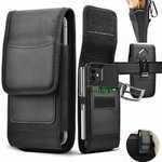 For Samsung Galaxy S23 Ultra Plus S22 S21 A53 A13 A14 A23 5G Case Belt Clip Holster Pouch with Card Holder