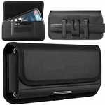 For Samsung Galaxy A14 5G /A04s /A23 S23 Plus Ultra 5G Nylon Belt Clip Holster Carrying Pouch Case