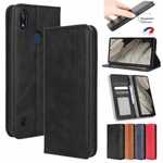For Consumer Cellular Verve Connect Wallet Case Magnetic Leather Flip Cover With Card Holder