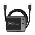 20W Fast Charger PD + USB QC3.0 Type-C Adapter For Google Pixel 7A 7 6 Pro 6A 5A 5