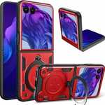 For Motorola Razr+ 2025 / Razr 2025 Rugged Case with Rotating Stand