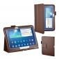 PU Leather Flip Tablet Case Cover for Samsung Galaxy Tab 3 10.1" P5200/P5210 - Brown - Click Image to Close