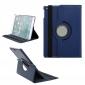 360 Degree Rotating PU Leather Case Cover Swivel Stand for Apple iPad Air - Dark blue