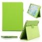 Lychee Folio Folding Slim PU Leather Stand Case Cover For New Apple iPad Air 5 5th Gen - Green
