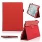 Lychee Folio Folding Slim PU Leather Stand Case Cover For New Apple iPad Air 5 5th Gen - Red