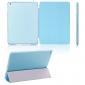 Magnetic Smart Cover Leather + Back Case for iPad Air - Blue