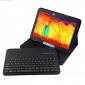 Bluetooth Keyboard Leather Case For Samsung Galaxy Note 10.1 2014 Edition P600 - Black
