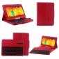 Removable Bluetooth Keyboard Leather Case for Samsung Galaxy Tab Pro 10.1 T520 - Red