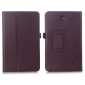 Lychee Leather Pouch Case With Stand for Samsung Galaxy Tab 4 8.0 T330 - Brown