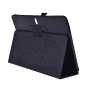 Lychee Leather Stand Fold Folio Case for Samsung Galaxy Tab S 10.5 T800 - Black - Click Image to Close