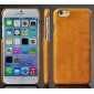 Oil Wax Style Insert Card Leather Back Case Cover for iPhone 6/6S 4.7 Inch - Orange