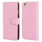Genuine Leather Wallet Flip Case Cover For iPhone 6 Plus/6S Plus 5.5inch - Pink