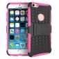 Heavy Duty Strong Hard TPU Case Cover Stand For iPhone 6 Plus/6S Plus 5.5inch - Hot Pink