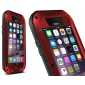 Waterproof Aluminum Gorilla Metal Case For iPhone 6 Plus/6S Plus 5.5inch - Red
