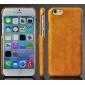 Oil Wax Leather Credit Card Holder Back Shell Case Cover for iPhone 6 Plus/6S Plus 5.5 Inch - Orange