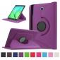 360 Degree Rotating Leather Smart Case For Samsung Galaxy Tab S2 9.7 T815 - Purple - Click Image to Close