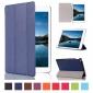 Ultra thin Smart 3-Folding Stand Leather Case For iPad mini 4 - Dark blue