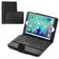 Removable Detachable Wireless Bluetooth Keyboard PU Leather Case Tablet Stand for iPad Mini 4 - Black