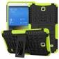 Rugged Hybrid Dual Layer Case with Kickstand for Samsung Galaxy Tab 4 7.0 T230 - Green - Click Image to Close