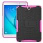 Shockproof Dual Layer Hybrid Kickstand Case For Samsung Galaxy Tab A 9.7 T550 - Hot pink - Click Image to Close