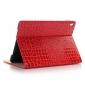 Crocodile Texture Magnetic Flip Stand Leather Case for 9.7-inch iPad Pro - Red