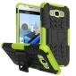 Hybrid Dual Layer Armor Defender Case with Stand For Samsung Galaxy J7 (2016) J710 - Green