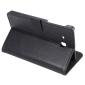 Crazy Horse PU Leather Wallet Flip Stand Smart Case Cover for Samsung Galaxy Tab A 7.0 T280 - Black