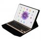 Ultra-thin Aluminum Bluetooth Keyboard Leather Case for iPad Pro 9.7 inch - Champagne Gold