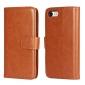 2in1 Magnetic Removable Detachable Leather Wallet Cover Case For iPhone 7 Plus 5.5 inch - Brown