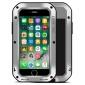 Aluminum Metal Gorilla Glass Shockproof Case for Apple iPhone SE 2020 / 7 - Silver
