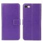 Crazy Horse Magnetic PU Leather Flip Case Inner TPU Cover for iPhone 7 Plus 5.5 inch - Purple